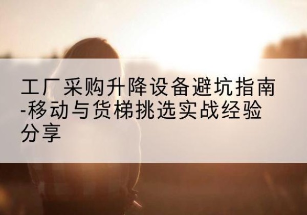 渝中区移动式升降机怎么选-工厂采购升降设备避坑指南-移动与货梯挑选实战经验分享